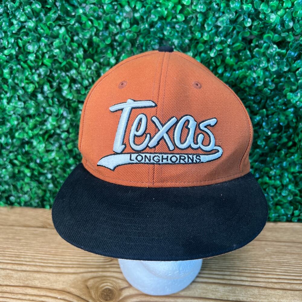 Texas Longhorns UT Football Hat Cap Snapback Orange Black